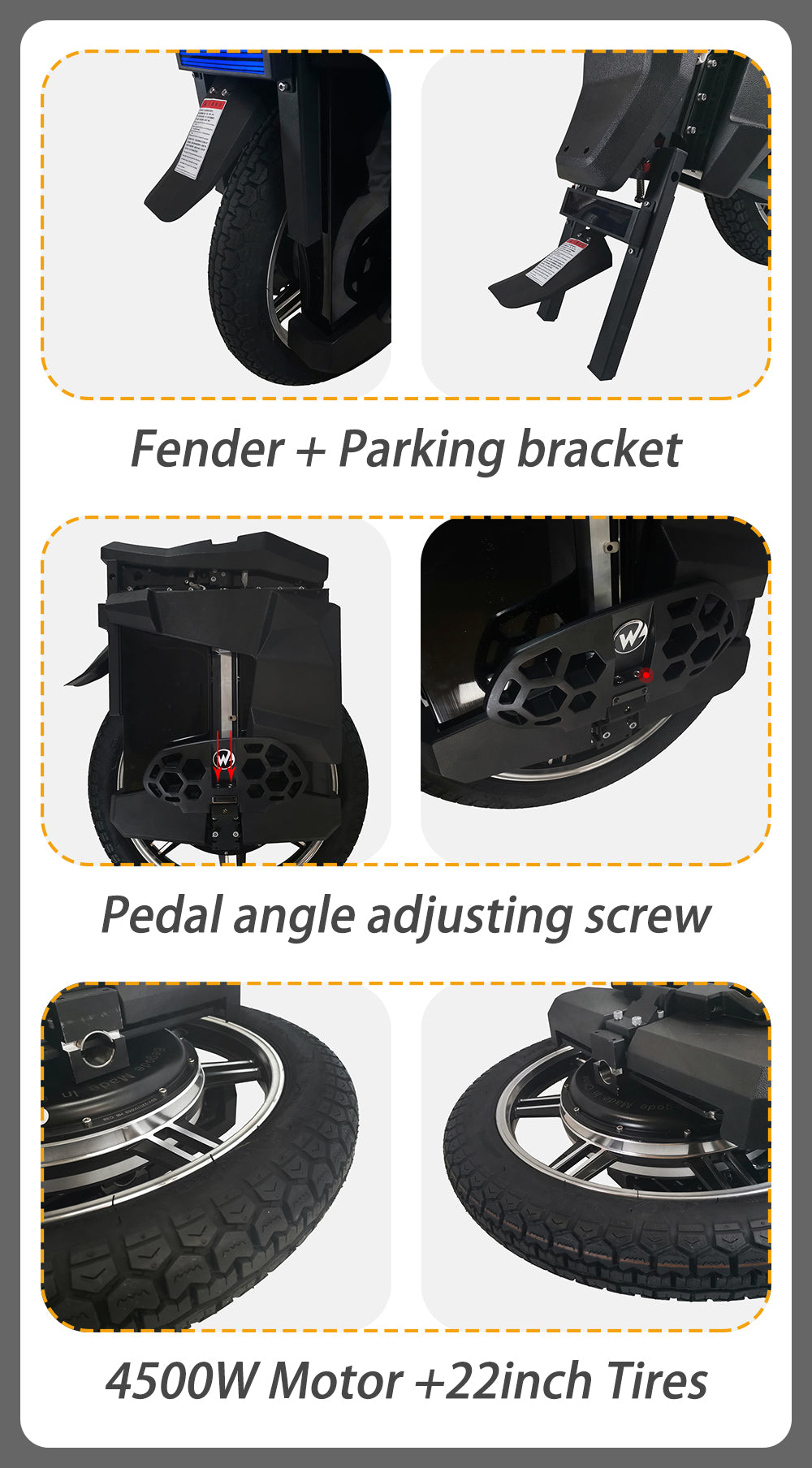 Begode Master X - 22inch 4500W 134.4V 3600Wh