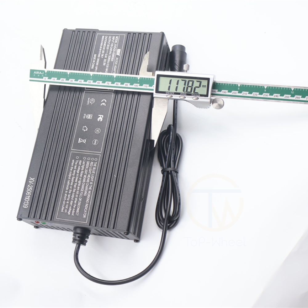 Original 58.8V 6A Quick Charger For TEVERUN 52V Scooter Fighter Mini Charger