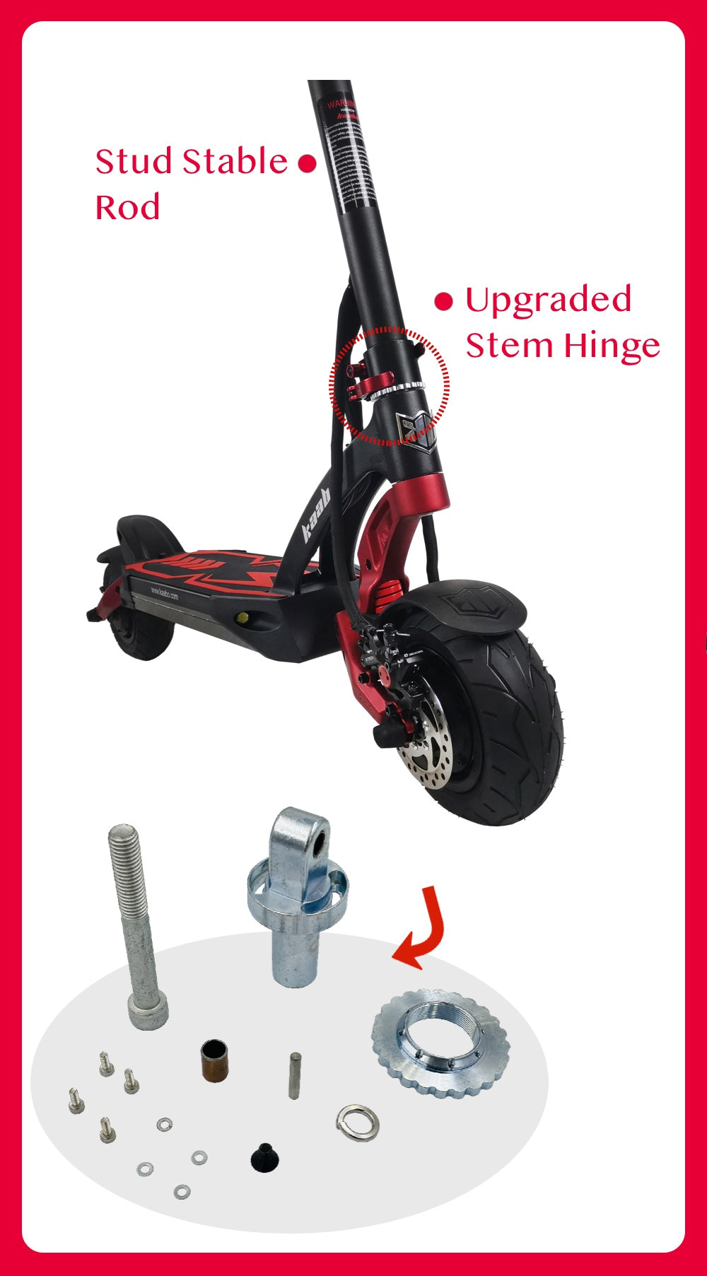 Spain Warehouse: KAABO Mantis8 Plus Electric Scooter - 800W*2 48V18.2Ah