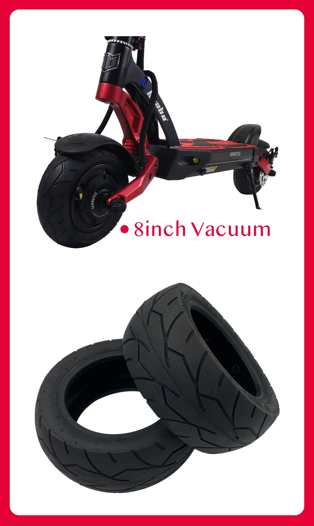 Spain Warehouse: KAABO Mantis8 Plus Electric Scooter - 800W*2 48V18.2Ah