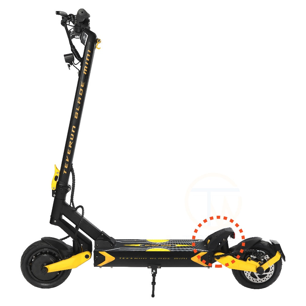 Genuine TEVERUN Rear Footrest Plastic Cover – Compatible with Blade GT2 & Blade Mini Scooter Models