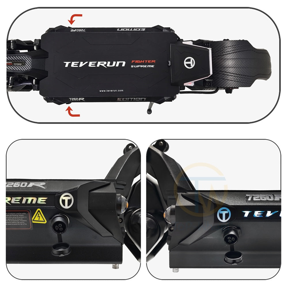 TEVERUN Fighter Supreme 7260R Edition Electric Scooter [13inch 72V 60Ah 2500W*2]