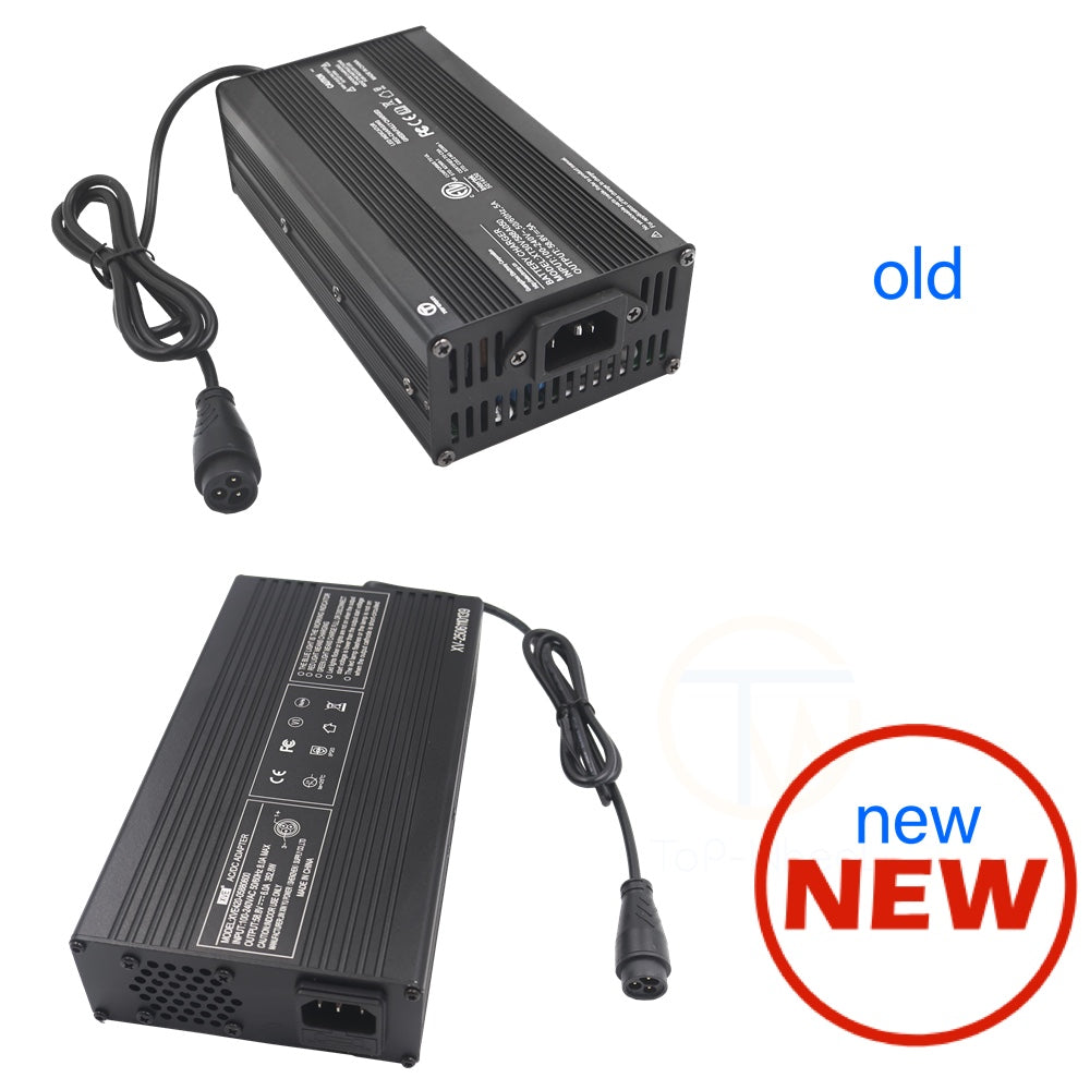 Original 58.8V 6A Quick Charger For TEVERUN 52V Scooter Fighter Mini Charger