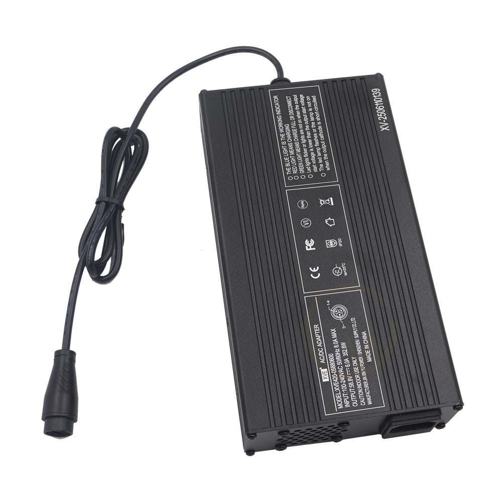 Original 58.8V 6A Quick Charger For TEVERUN 52V Scooter Fighter Mini Charger