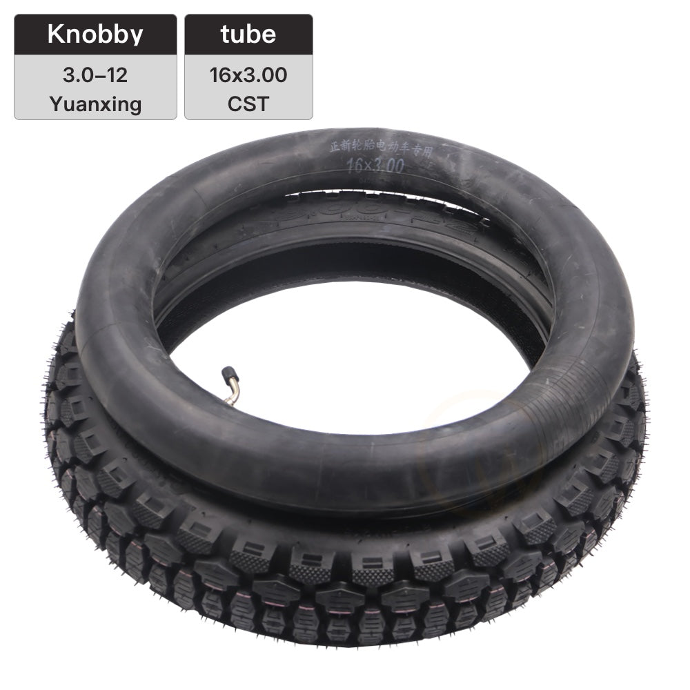 Original 3.0-12 Knobby Tire For Leaperkim Patton Electric Unicyle Off-road Tyre Leaperkim Patton-S EUC PattonS Smart Wheel