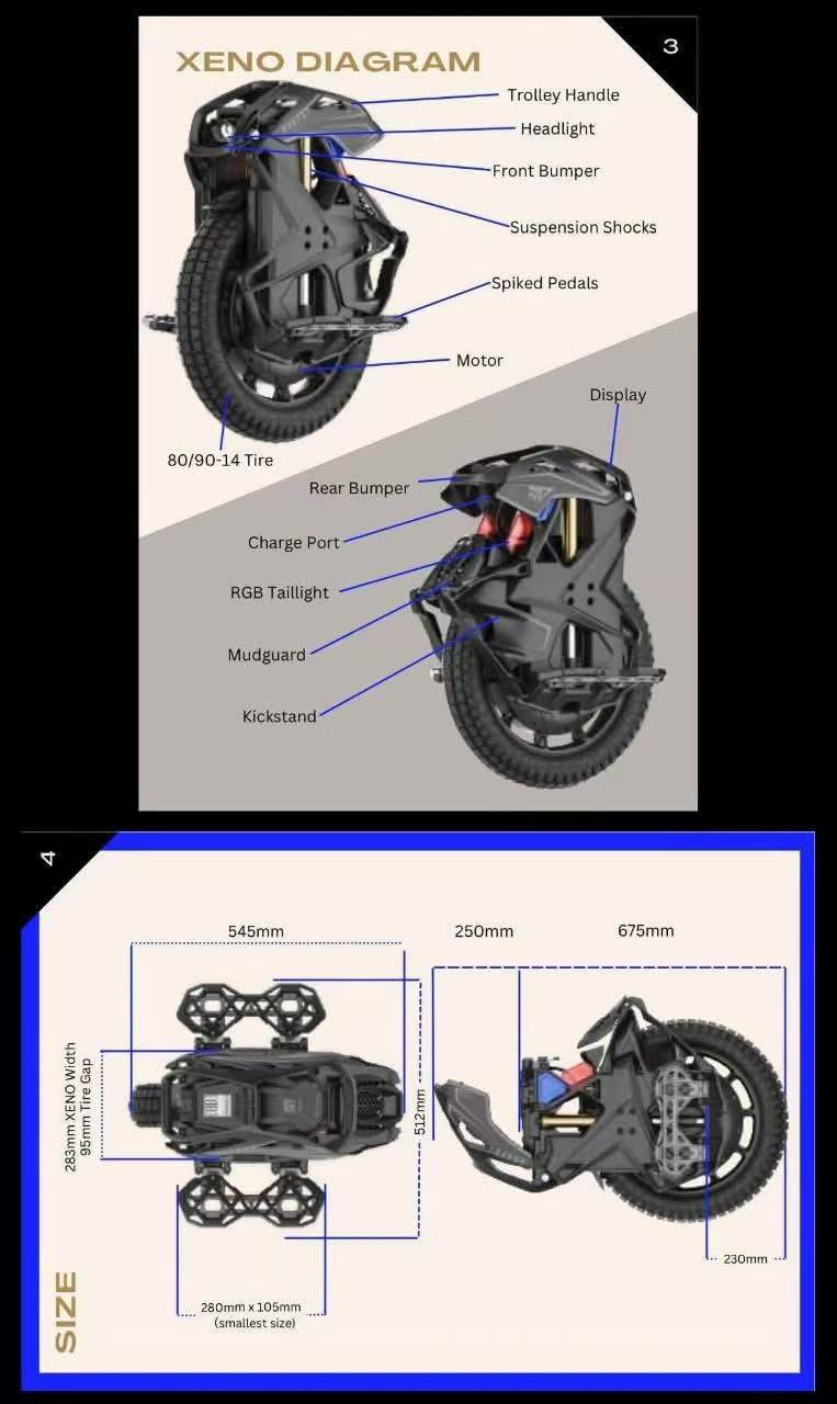 Pre-order NOSFET XEON Electric Unicycle
