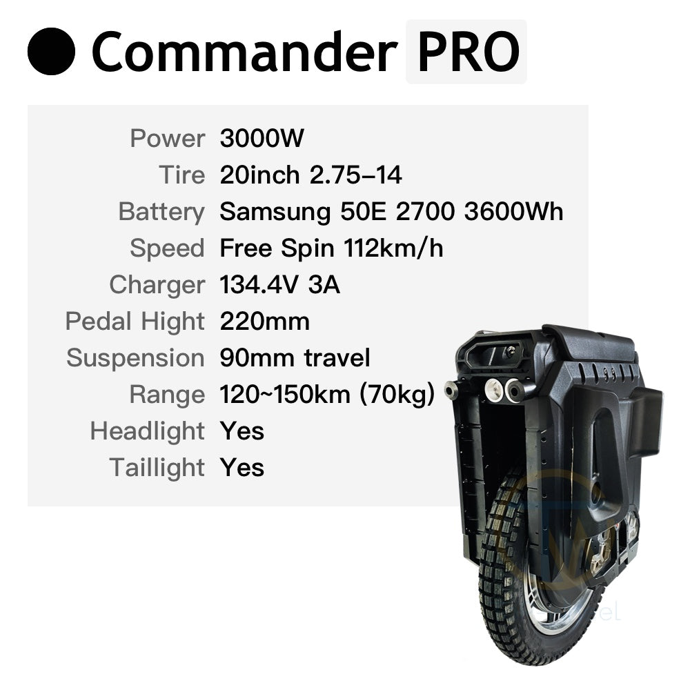 EXTREMEBULL Commander PRO 50E/50S- 20inch 3000W 134V 3600WH