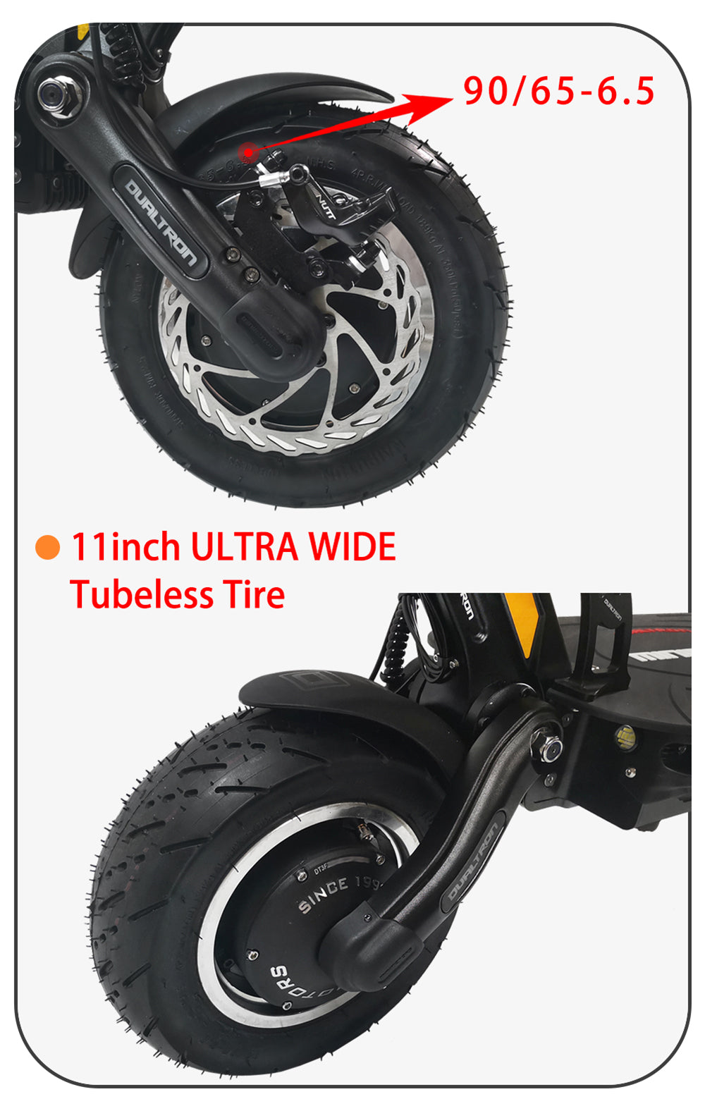 THUNDER Ⅲ Electric Scooter - 11inch 72V 40A