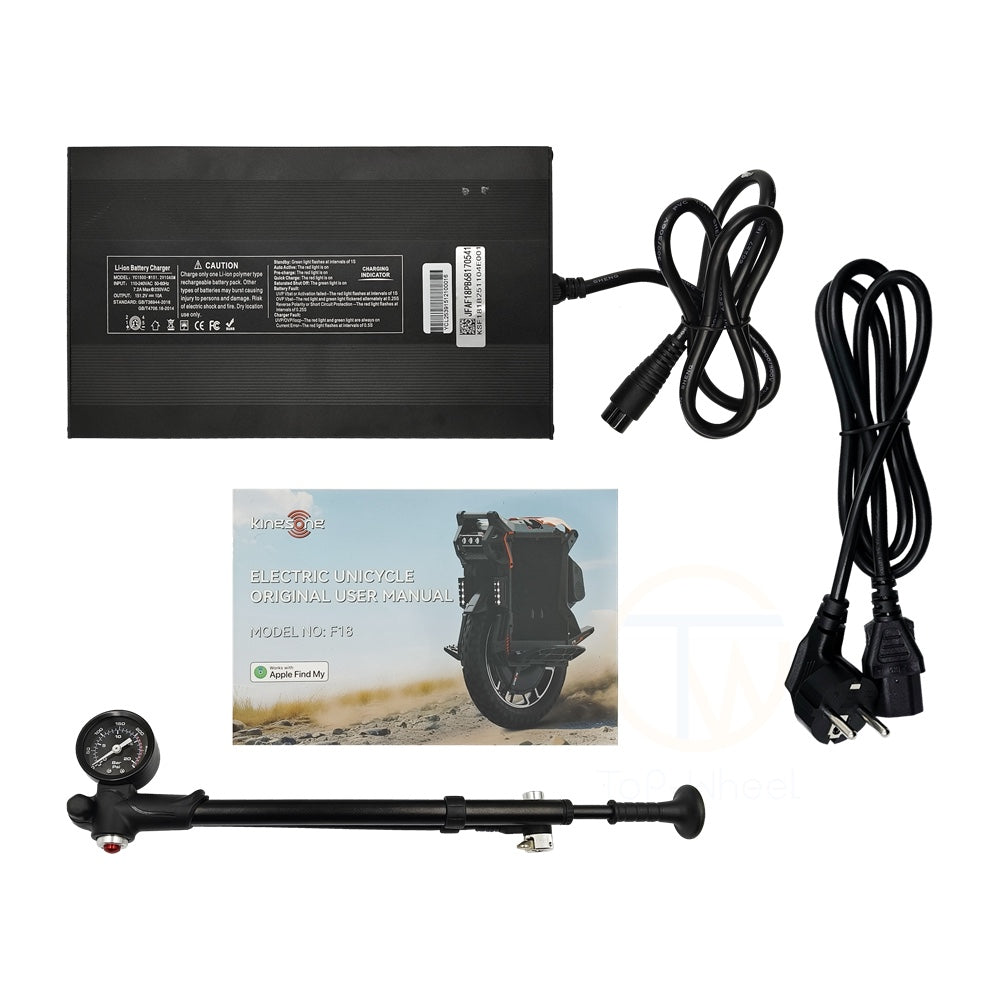 Kingsong F18 Electric Unicycle Samsung 50S 5000W 151.2V 2700Wh 20inch Off-road Tire Tubeless