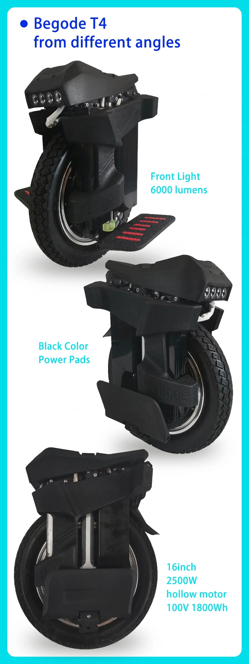 USA Stock 2022 version Begode T4 Unicycle Brand New Special Offer!