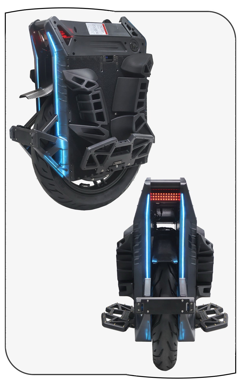 Begode Race Electric Unicycle 5000W 210V 3800Wh 50S 20inch New 48 Mosfet Balance Wheel