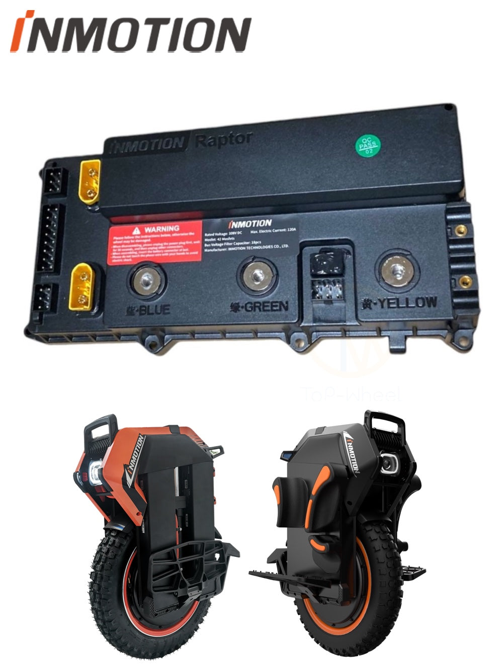 Original Controller Assembly For Inmotion V14 Unicycle Motherboard Con ...