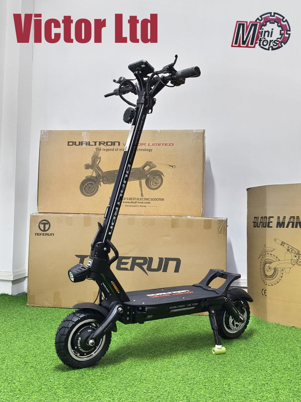 DUALTRON Victor Ltd Electric Scooter 1300W*2 60V 35Ah Samsung 10inch tubeless