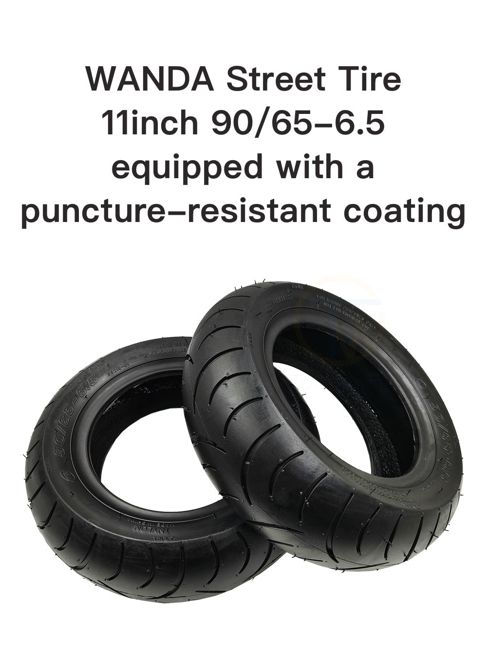 WANDA Street Tire 11inch 90/65-6.5 equipped with a puncture-resistant coating