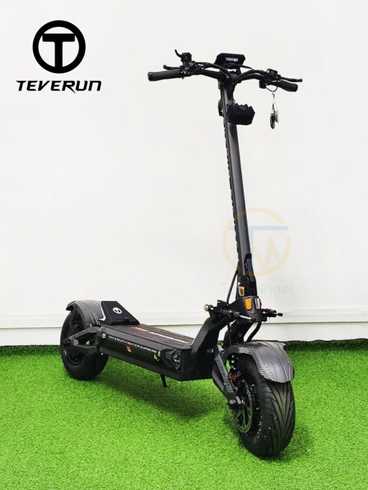 [V4] 2025 TEVERUN Fighter Supreme 7260R Edition Electric Scooter [Carbon fiber pattern 13inch 72V 60Ah 2500W*2]