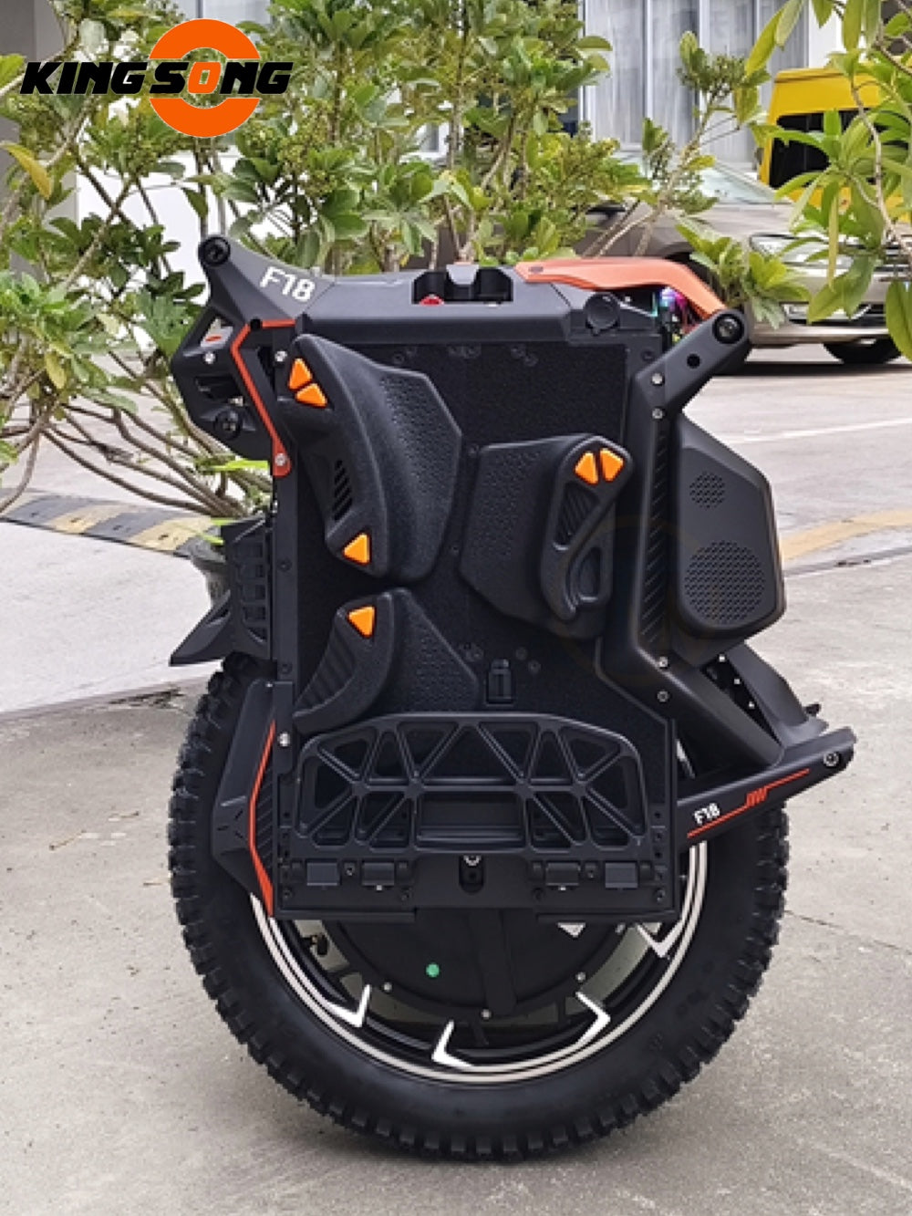 Kingsong F18 Electric Unicycle Samsung 50S 5000W 151.2V 2700Wh 20inch Off-road Tire Tubeless