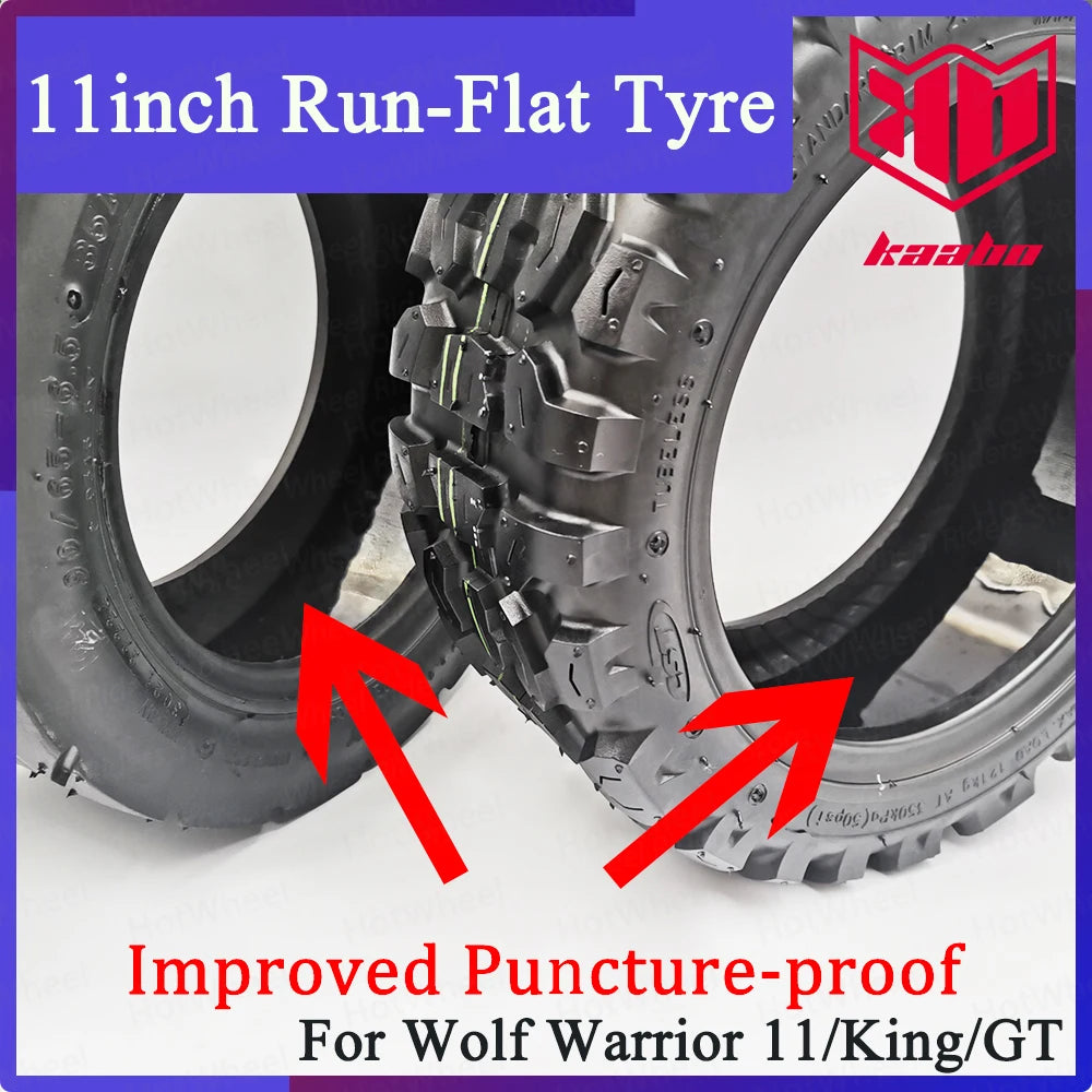 New Kaabo 11inch Run-flat Tire Improved Puncture-proof Tube Punture Proof Vacuum Tyre For Wolf Warrior 11 King GT Original Part