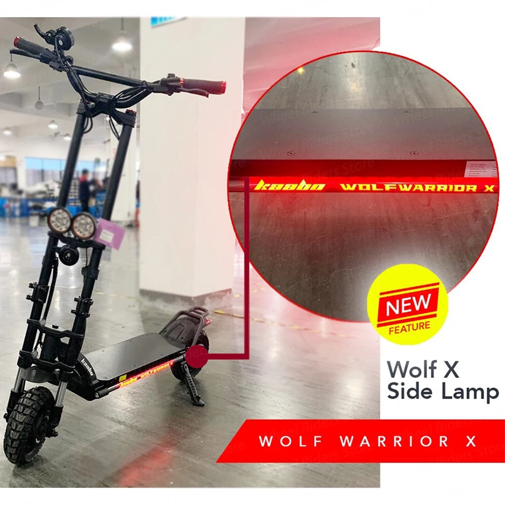 Pedal Side Lamp For Kaabo Wolf Warrior X Scooter